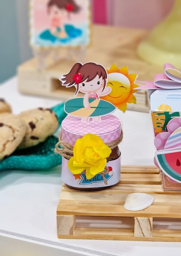 MINI NUTELLA TAPA DECORADA